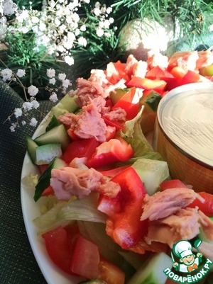 Салат с тунцом Фортуна