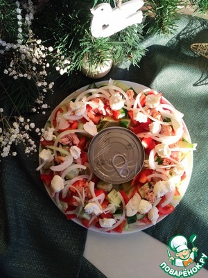 Салат с тунцом Фортуна