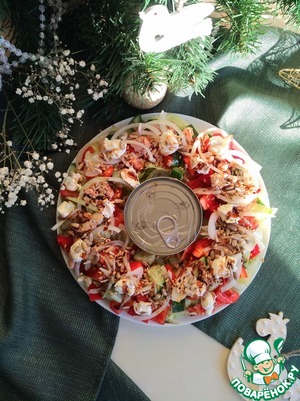 Салат с тунцом Фортуна