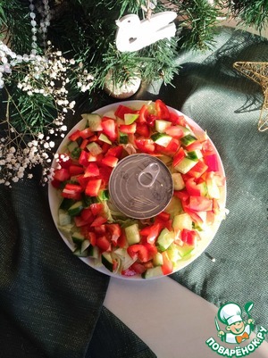 Салат с тунцом Фортуна