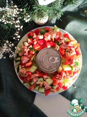 Салат с тунцом Фортуна