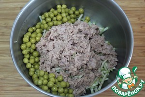Салат с тунцом и маргеланской редькой
