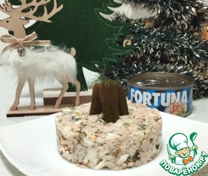 Салат с тунцом и маринованными огурцами Салат с тунцом и маринованными огурцами