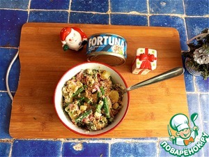 Салат с тунцом и стручковой фасолью Салат с тунцом и стручковой фасолью