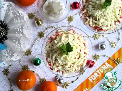 Салат с тунцом "Зимние сказки" Салат с тунцом "Зимние сказки"