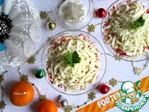 Салат с тунцом "Зимние сказки" Салат с тунцом "Зимние сказки"