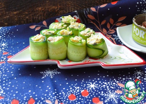 Салат-закуска "Рождественская ёлочка"