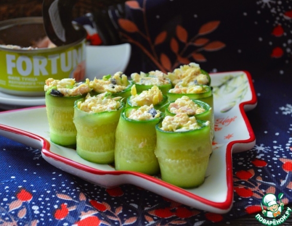 Салат-закуска "Рождественская ёлочка"