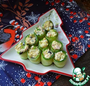 Салат-закуска "Рождественская ёлочка"