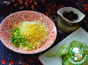 Салат-закуска "Рождественская ёлочка"