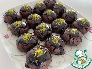 Шоколадно-кофейное печенье Шоколадно-кофейное печенье