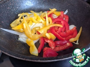 Тёплый салат из овощей и тунца Тёплый салат из овощей и тунца