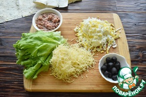 Тунец в лаваше Тунец в лаваше