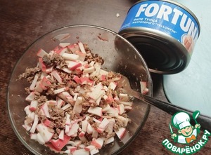 Закрытые бутерброды с тунцом Закрытые бутерброды с тунцом