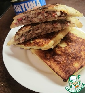 Закрытые бутерброды с тунцом Закрытые бутерброды с тунцом