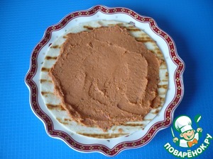 Закуска с тунцом на лепешке