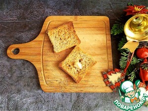 Закусочные тосты с тунцом