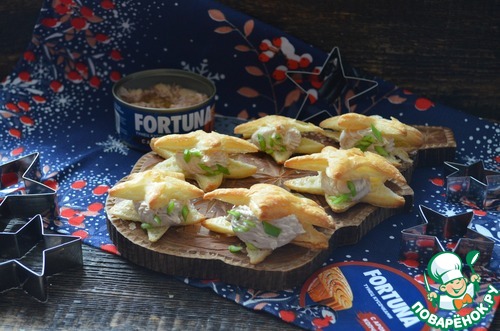 Закусочный паштет с копчёным тунцом