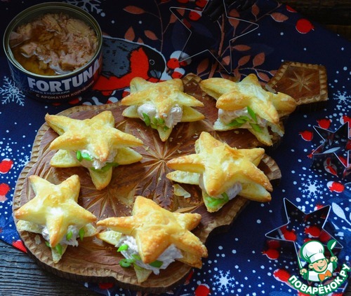 Закусочный паштет с копчёным тунцом