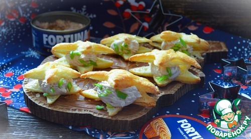 Закусочный паштет с копчёным тунцом