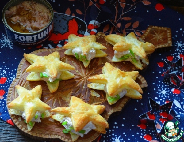 Закусочный паштет с копчёным тунцом