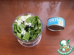 Закусочный шпинатный торт