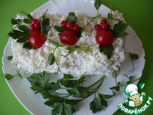 Закусочный торт "Снежный сугроб" Закусочный торт "Снежный сугроб"