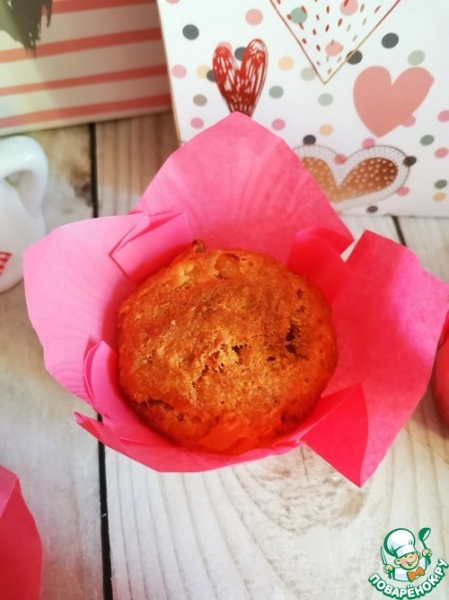 Постные морковно-ананасовые кексы