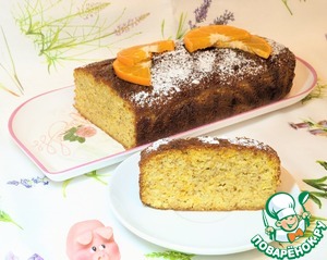 Лимонно-мандариновый миндальный пирог Лимонно-мандариновый миндальный пирог