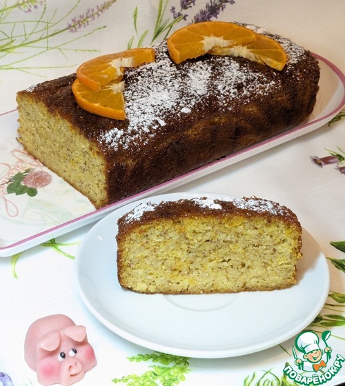 Лимонно-мандариновый миндальный пирог Лимонно-мандариновый миндальный пирог