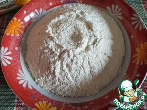 Формовой хлеб с сушёным луком