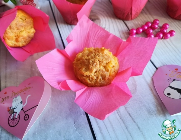 Постные морковно-ананасовые кексы