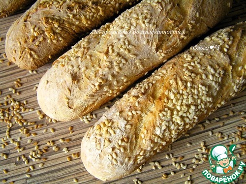 Багеты с кунжутом