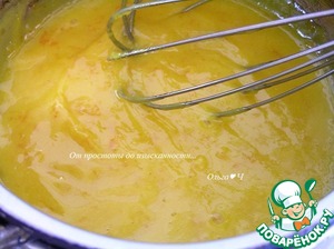 Апельсиновые профитроли