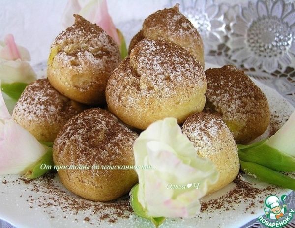 Апельсиновые профитроли