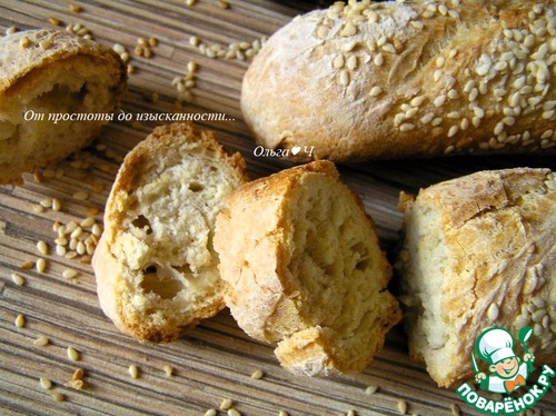 Багеты с кунжутом