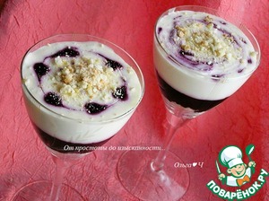 Чернично-лимонный десерт Чернично-лимонный десерт