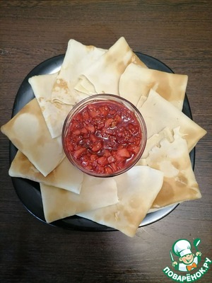 Блины по-шотландски с ягодно-фруктовым вареньем Блины по-шотландски с ягодно-фруктовым вареньем