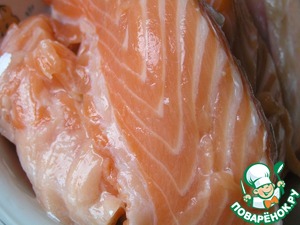 Фриттата с лососем и шпинатом