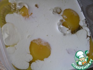 Фриттата с лососем и шпинатом