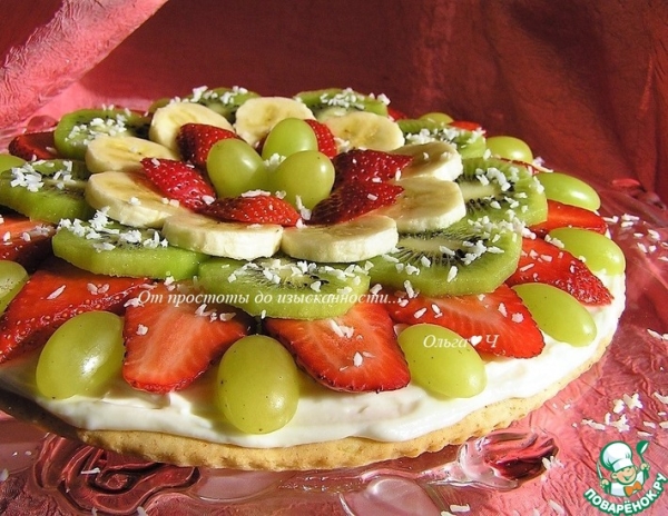 Фруктовая а-ля пицца
