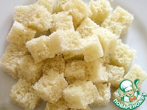 Салат "Цезарь" с семгой