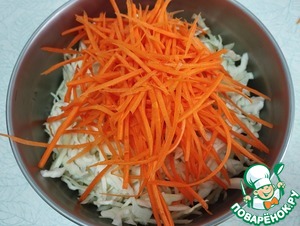 Салат из капусты и моркови "Простой"