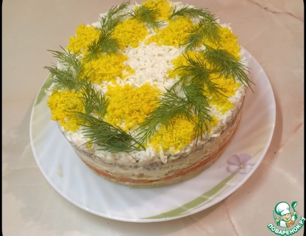 Салат "Мимоза" Салат "Мимоза"