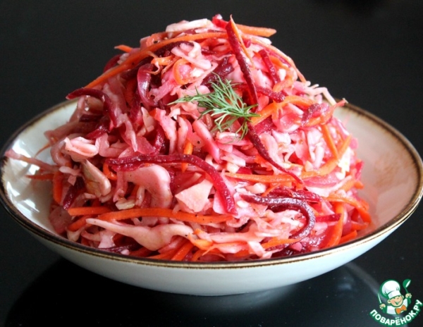 Салат "Зимнее ассорти" Салат "Зимнее ассорти"