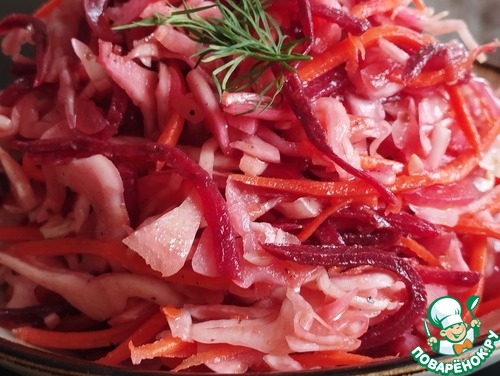 Салат "Зимнее ассорти" Салат "Зимнее ассорти"