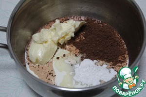 Шоколадный торт "Для тебя" Шоколадный торт "Для тебя"