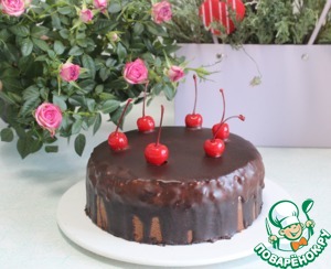 Шоколадный торт "Для тебя" Шоколадный торт "Для тебя"