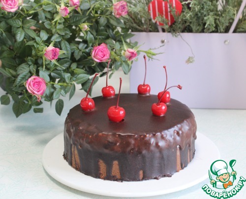 Шоколадный торт "Для тебя" Шоколадный торт "Для тебя"