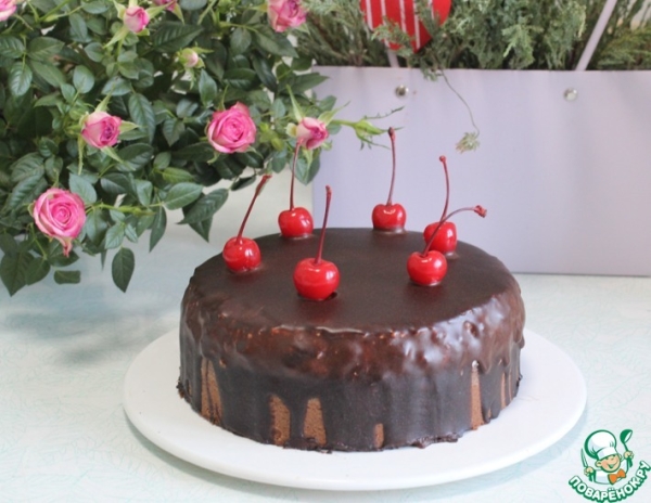 Шоколадный торт "Для тебя" Шоколадный торт "Для тебя"
